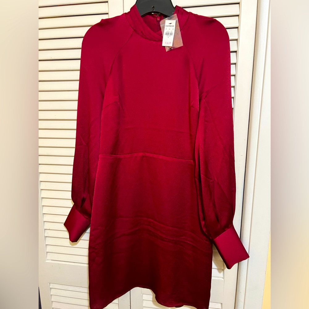 Express long sleeve mini dress